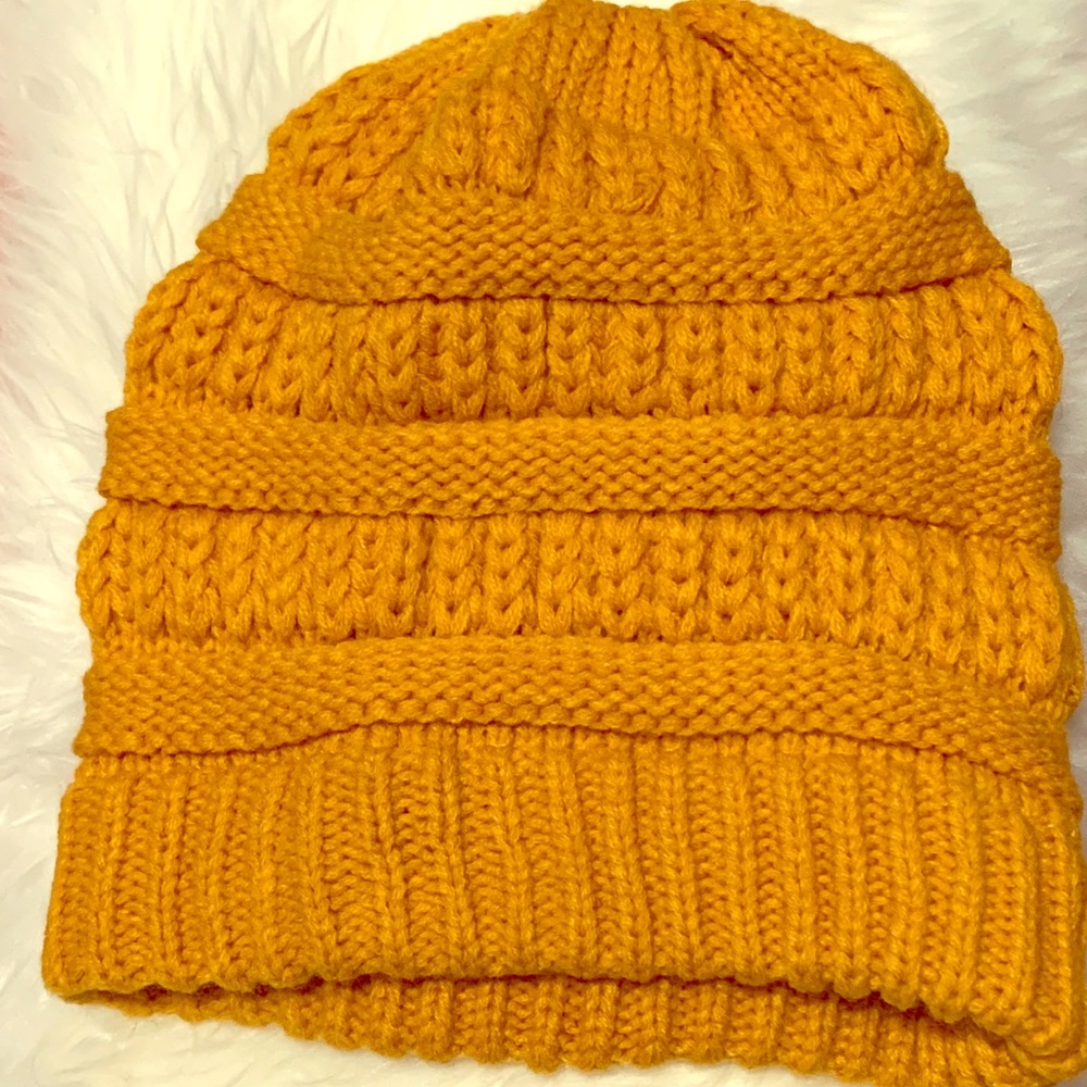 Mustard Beanie